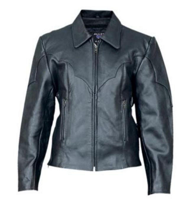 (image for) Ladies Cowhide Leather western style riding jacket